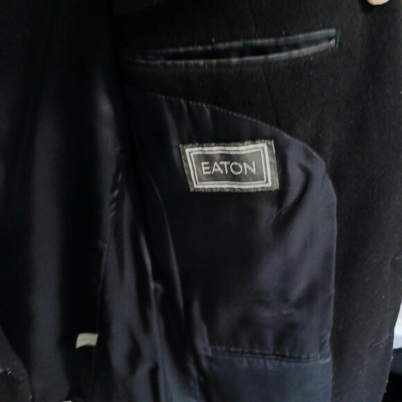 Men's Yves St. Laurent Navy blue wool/cashmere blazer, Size 40 Tall/Grand - Picture 5 of 7